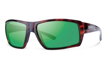 Image of Smith Optics Challis Single Vision Prescription Sunglasses, Tortoise Frame, Polarized, CHGPGMTTSV