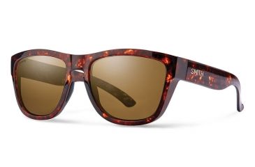Image of Smith Optics Clark Single Vision Prescription Sunglasses, Vintage Havana Frame, Polarized, CKCPBRVHVSV