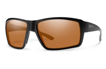 Image of Smith Optics Colson Sunglasses, Matte Black Frame, Copper Lens, Polarized, COCPCPMB