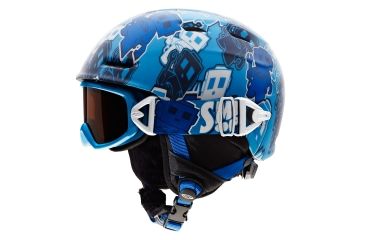 Image of Smith Galaxy / Cosmos Helmet/Goggles, Cyan Smithbot, RC36 Lens, Helmet Size, Youth HKT-CGCYY