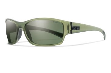 Image of Smith Optics Forum Sunglasses - Matte Sage Frame, Polarized Gray Green Lenses FUPPGYMS