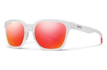 Image of Smith Optics Founder Single Vision Prescription Sunglasses, Matte Crystal Red Frame, FOCMDMMCRDSV