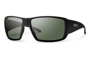 Image of Smith Optics Guides Choice Single Vision Prescription Sunglasses, Matte Black Frame, Polarized, GCCPGNMBSV