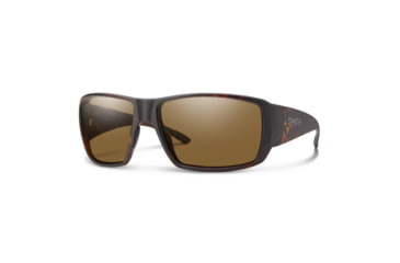 Image of Smith Optics Guides Choice Sunglasses, ChromaPop Polarized Brown Lens, Matte Tortoise Frame, 204947N9P62L5