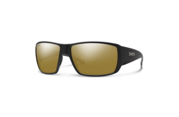 Image of Smith Optics Guides Choice Sunglasses, Matte Black Frame, Polarized Bronze Lens, 20494700362QE