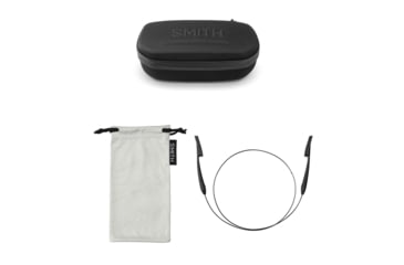 Image of Smith Optics Guides Choice Sunglasses, Matte Black Frame, Polarized Low Light Yellow Lens, 20494700362L5