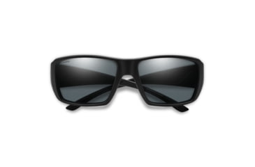 Image of Smith Optics Guides Choice XL Sunglasses, Matte Black Frame, Polarized Gray Lens, 204448003636N