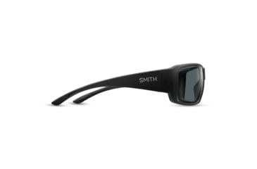 Image of Smith Optics Guides Choice XL Sunglasses, Matte Black Frame, Polarized Gray Lens, 204448003636N
