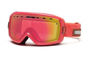 Image of Smith Heiress Goggles, Coral Alpenglow, Red Sensor Mirror HR6RZCA11