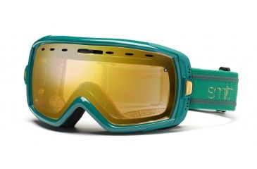 Image of Smith Heiress Goggles, Emerald Bristol, Gold Sensor Mirror HR6GMEB11