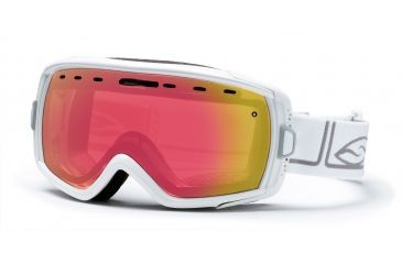 Image of Smith Heiress Goggles, White Foundation, Red Sensor Mirror HR6RZFW10