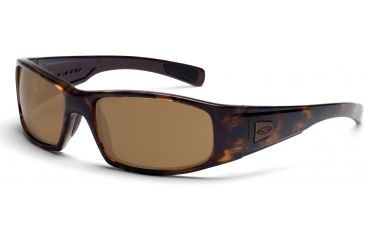 Image of Smith Optics Hideout Sunglasses with Tortoise frames and Brown lenses