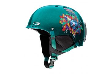 Image of Smith Optics Holt Junior Snow Helmet - Aqua Fantasy