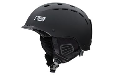 Image of Smith Optics Hustle Snow Helmet - Large, Matte Black H01-HSBMLG
