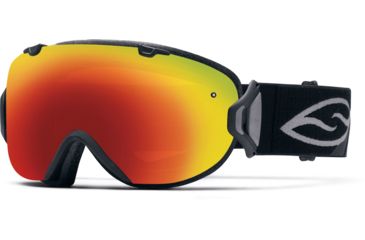 Image of Smith Optics I/OS Goggle Black Frame/Red Sol-X/Blue Sensor Lens IS7DXBK15