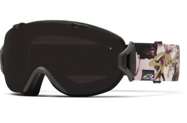 Image of Smith Optics I/OS Goggle Elena Deco Frame/Blackout/Red Sensor Lens IS7BKED15