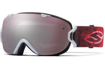 Image of Smith Optics I/OS Goggle White Floral Ombre Frame/Ignitor/Red Sensor Lens IS7IWL15