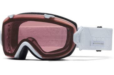 Image of Smith Optics I/OS Goggle White Prism Frame/Polarized Rose Copper/Blue Sensor Lens IS7EPWP15