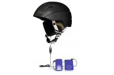 Image of Smith Optics Intrigue Snow Helmet - w/ SkullCandy Twin Tip Audio - Black Pearl