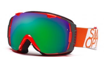 Image of Smith I/O Goggles, Blaze Team, Green Sol X Mirror And Red Sensor Mirror Lenses IO7NXOT11