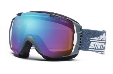 Image of Smith I/O Goggles, Glacier Gray Legacy, Sensor Mirror And Ignitor Mirror Lenses IO7ZGL11