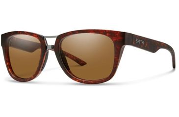 Image of Smith Optics Landmark Single Vision Prescription Sunglasses, Matte Vintage Havana Frame, Polarized, LNCPBRMVHVSV