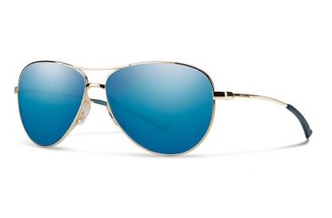 Image of Smith Optics Langley Bifocal Prescription Sunglasses, Gold Frame, LAPCUGMGDBI
