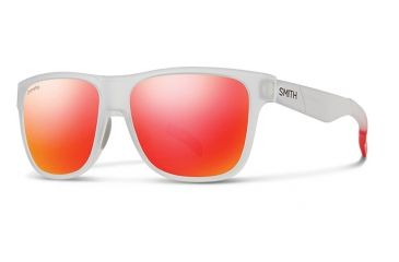 Image of Smith Optics Lowdown Bifocal Prescription Sunglasses, Matte Crystal Red Frame, LDCMDMMCRDBI