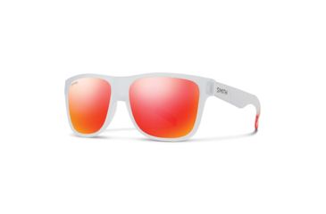 Image of Smith Optics Lowdown Slim Bifocal Prescription Sunglasses, Matte Crystal Red Frame, LSCMDMMCRDBI