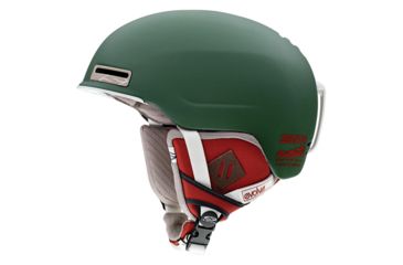 Image of Smith Optics Maze Snow Helmet - Xl Heritage Green Evolve H01-MZGEXL