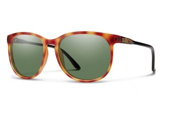 Image of Smith Optics Mt. Shasta Single Vision Prescription Sunglasses, Matte Honey Tort/Black Frame, Polarized, MTCPGNMHTSV