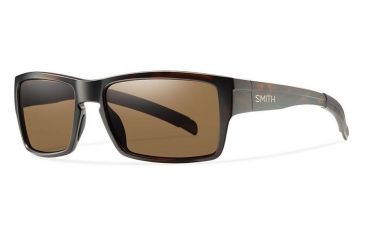 Image of Smith Optics Outlier Progressive Prescription Sunglasses, Matte Tortoise Frame, Polarized, OUPPBRMTPR