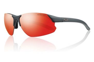 Image of Smith Optics Parallel D Max sg, Matte Cement/Red Sol-X/ig/clr carb TLT lens PDPCDMMCT