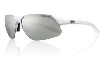 Image of Smith Optics Parallel D Max sg, White/pol plat/ig/clr carb TLT lens PDPPGYMWT