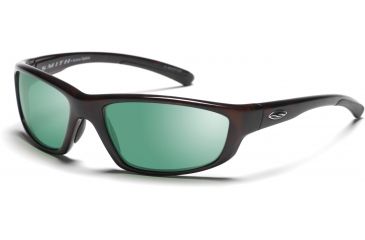 Image of Smith Optics Passage Sunglasses with Tortoise frames and Green Mirrored Brown lenses