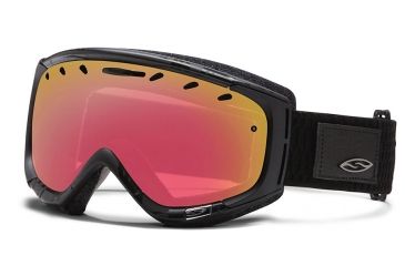 Image of Smith Optics Phase Snow Goggles - Black Danger Frame w/ Red Sensor Lens PZ6RZKD13