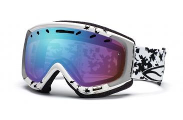 Image of Smith Phase Goggles, White/Black Fallen, Sensor Mirror PZ6ZWF11