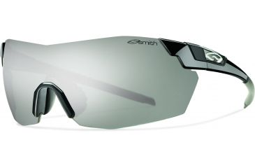 Image of Smith Optics Pivlock V2 Max Sunglasses - Black Frame, Platinum,Ignitor,Clear Lenses VWMPCGYMBK