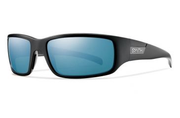 Image of Smith Optics Prospect Single Vision Prescription Sunglasses, Matte Black Frame, Polarized, POCPUGMMBSV