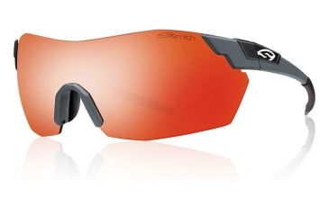 Image of Smith Optics pvlk V2 Max sg, Matte Cement/Red Sol-X/ig/clr carb TLT lens VWMPCDMMCT
