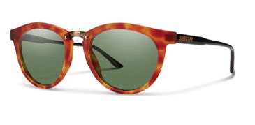 Image of Smith Optics Questa Single Vision Prescription Sunglasses, Matte Honey Tort/Black Frame, Polarized, QECPGNMHTSV