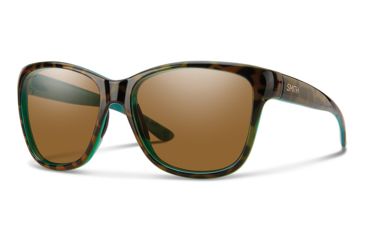 Image of Smith Optics Ramona Single Vision Prescription Sunglasses, Tort Marine Frame, Polarized, RACPBRTMSV
