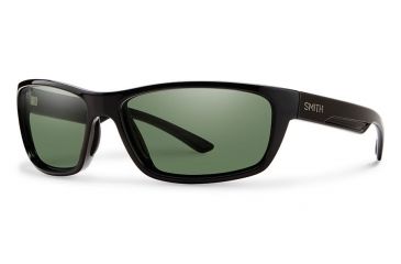 Image of Smith Optics Ridgewell Single Vision Prescription Sunglasses, Black Frame, Polarized, RICPGNBKSV