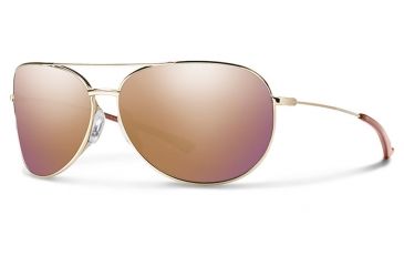 Image of Smith Optics Rockford Slim Bifocal Prescription Sunglasses, Gold Frame, RFSPCRGMGDBI