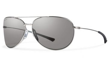 Image of Smith Optics Rockford Slim Progressive Prescription Sunglasses, Silver Frame, RFSPPGYMSVPR