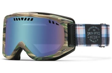 Image of Smith Optics Scope Goggle Cyprus Plammo Frame/Blue Sensor Lens SC3ZYP15