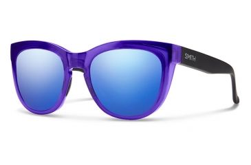 Image of Smith Optics Sidney Progressive Prescription Sunglasses, Crystal Ultraviolet Frame, SIPCBMCUVPR