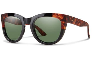 Image of Smith Optics Sidney Bifocal Prescription Sunglasses, Black Havana Block Frame, Polarized, SICPGNBHBBI