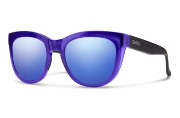 Image of Smith Optics Sidney Bifocal Prescription Sunglasses, Crystal Ultraviolet Frame, SIPCBMCUVBI