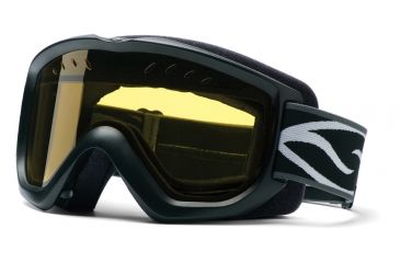 Image of Smith Snow Option OTG Goggles - Black w/ Yellow Dual Airflow AFC Lens OP3ABKSM10